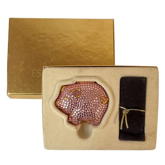 Estée Lauder Year of the Pig Compact Pink Crystal Lucidity Powder .1 Oz - Picture 1 of 11